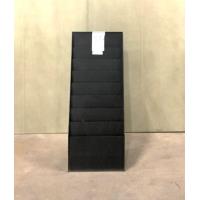 Folder-/documentenrek, zwart, afm plm 30x44,5x107cm